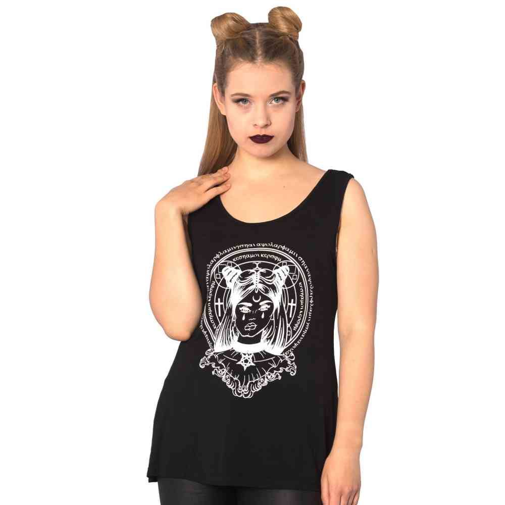 Banned - Mystic Chic Haut sans manches - Noir Product image